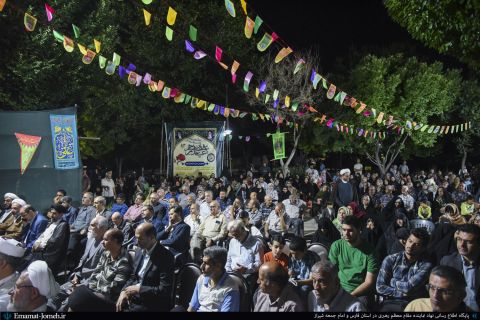 حضور امدادگران بسیجی در جشن غدیر به روایت تصویر