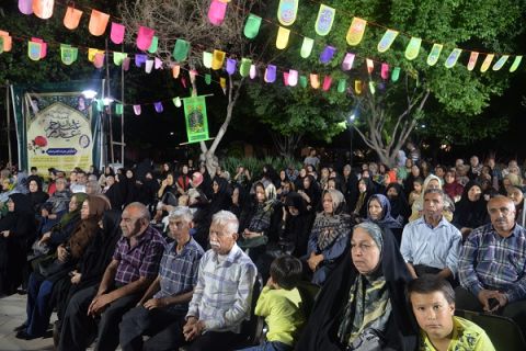 حضور امدادگران بسیجی در جشن غدیر به روایت تصویر